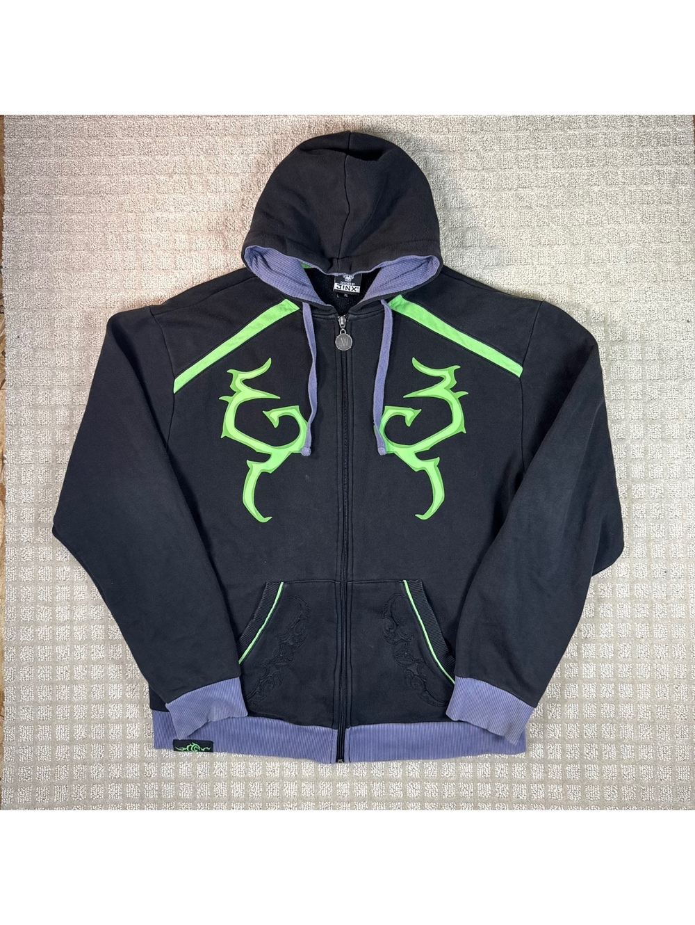 Jinx World of Warcraft Illidan Legion Zip Hoodie XL